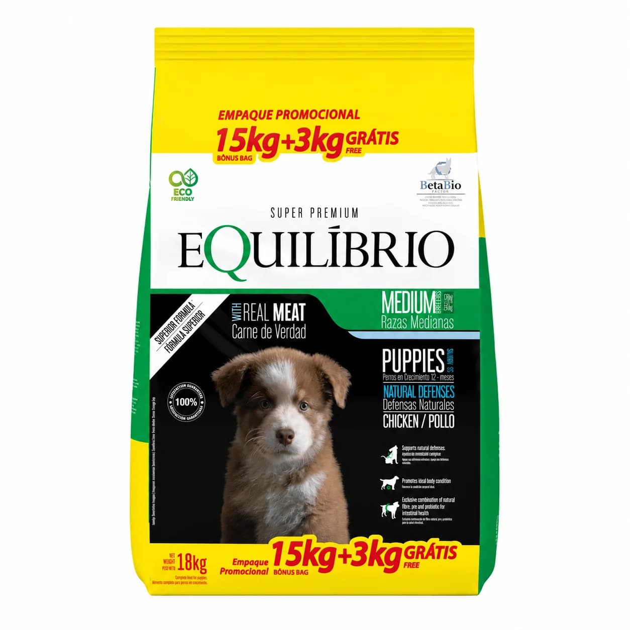 Equilibrio perro cachorro 15+3kg 15+3kg